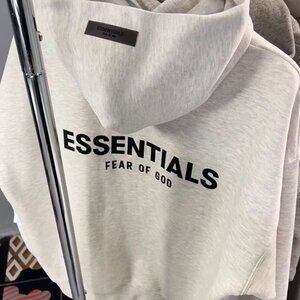 Fear of God Essentials Hoodie (Light Oatmeal)